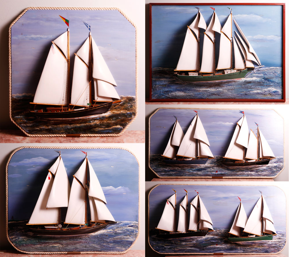 Appraisal: A - Lot of Modern Nautical Wall Plaques Lot of