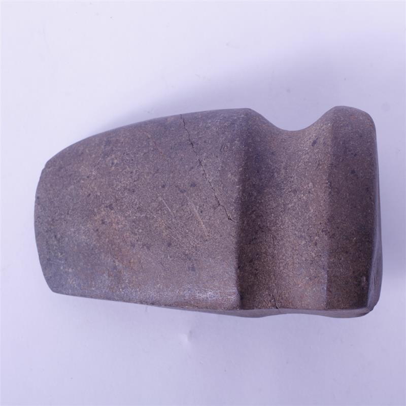 Appraisal: Three-Quarter Grooved Granite Axe H