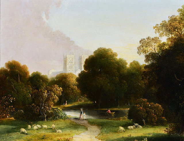 Appraisal: E HOLMES TH CENTURY View in St James's Park London