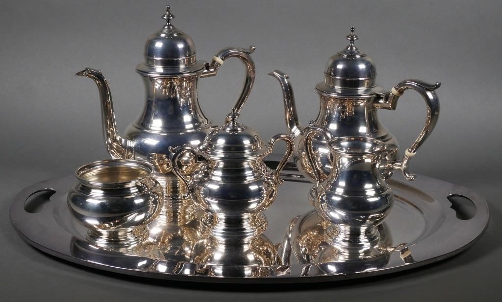 Appraisal: Exemplar by Watson sterling piece tea with Reed and Barton