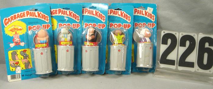 Appraisal: Lot of garbage Pail Kids popup Toys some bubbles have