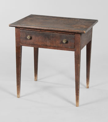 Appraisal: Federal Birch Table in Old Surface attributed to Georgia th