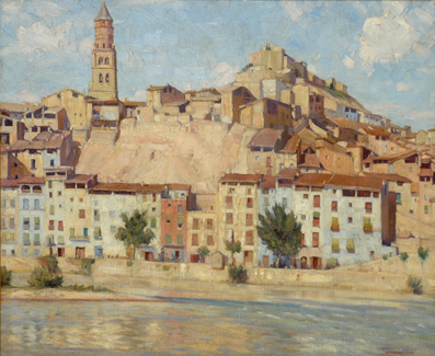 Appraisal: Herbert Rose - Granada oil on canvas signed 'Herbert Rose'