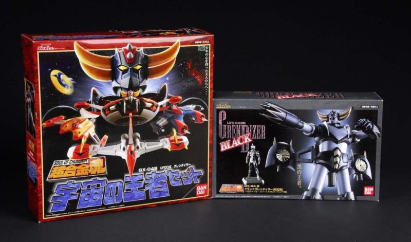 Appraisal: Lot of Soul of Chogokin Grendizer Figures Description Japanese Made