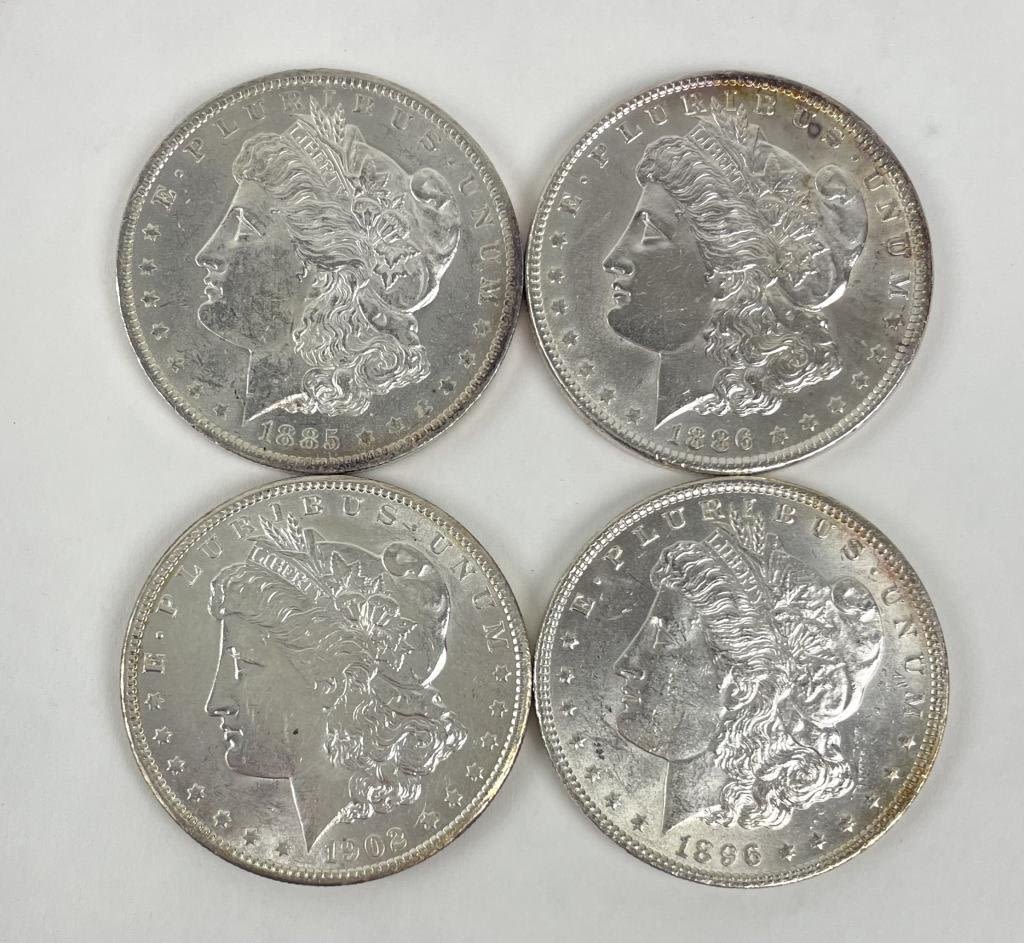 Appraisal: High Grade Morgan Silver Dollars -O -O