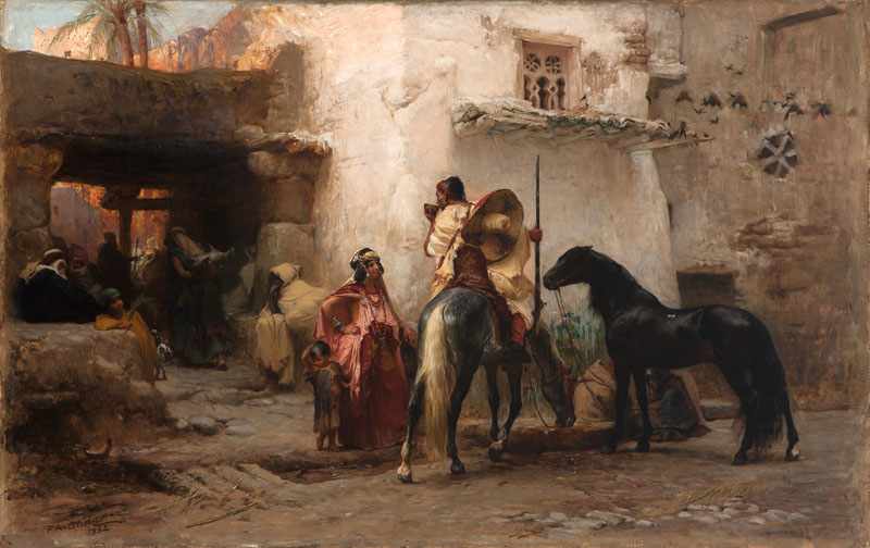 Appraisal: Frederic Arthur Bridgman N A - New York French Street