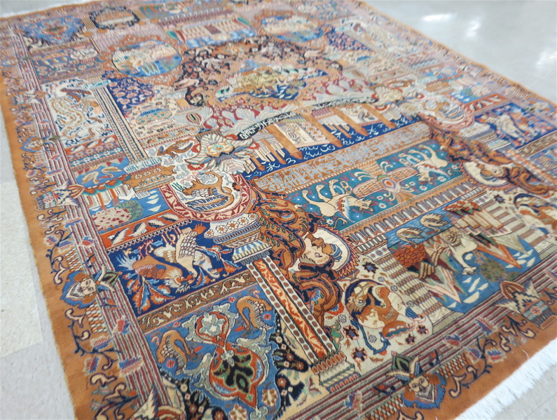 Appraisal: PERSIAN KASHMAR CARPET Khorasan Province eastern Iran hand knotted in