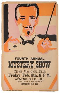 Appraisal: Cigam Magician s Club Fourth Annual Mystery Show Cigam Magician