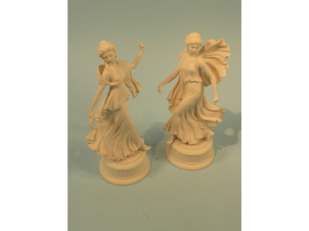 Appraisal: A pair of Wedgwood limited edition Bisque figures The Dancing