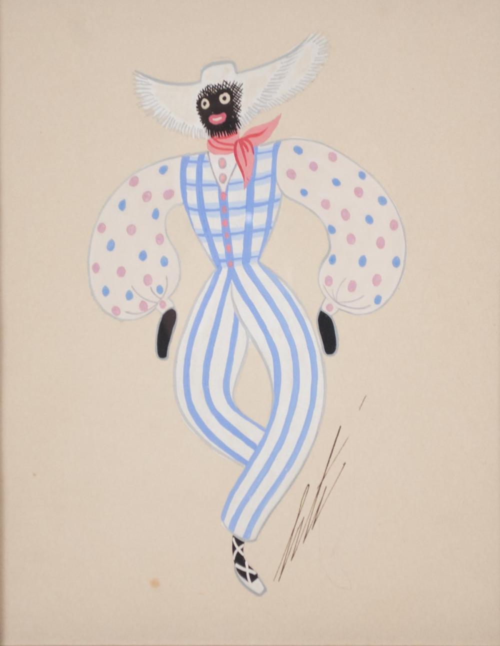 Appraisal: ERTE ROMAIN DE TIRTOFF RUSSIAN FRENCH - original gouache on