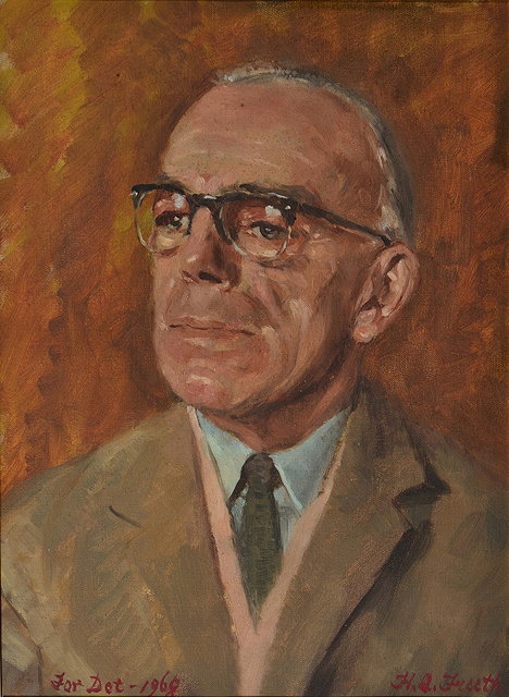 Appraisal: HUBERT ANDREW FREETH - Portrait of John Hodgkins signed and