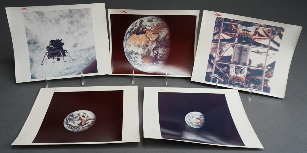 Appraisal: Collection of NASA Red Numbered Photographs Including View of the