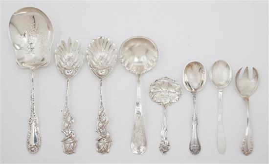 Appraisal: Sale Lot An Assembled Group of Silver Spoons Various Makers