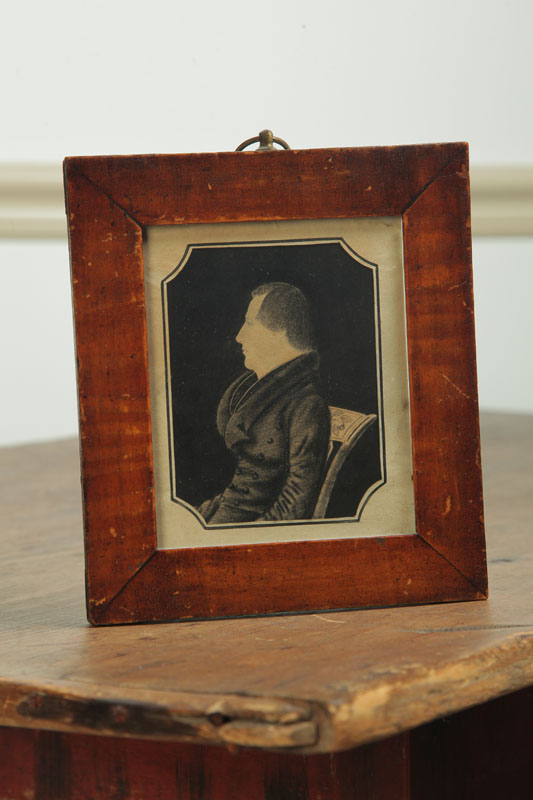 Appraisal: MINIATURE ON PAPER PORTRAIT OF JOHN FLETCHER BARKER American -