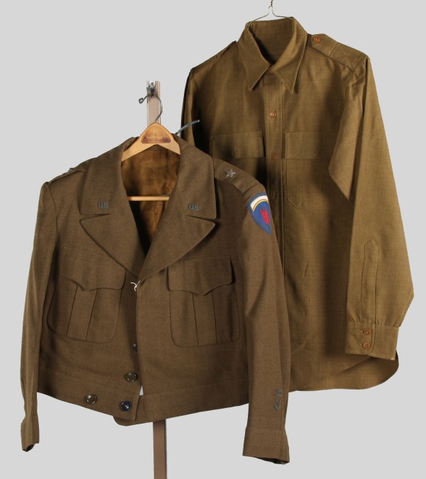 Appraisal: Uniform Ike jacket Custom made Ike jacket for Hesketh military