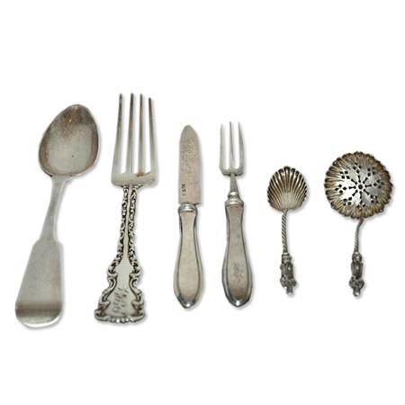 Appraisal: Miscellaneous Group of Flatware Estimate -