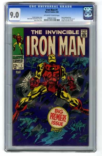 Appraisal: Iron Man CGC Marvel Comics Click for full description