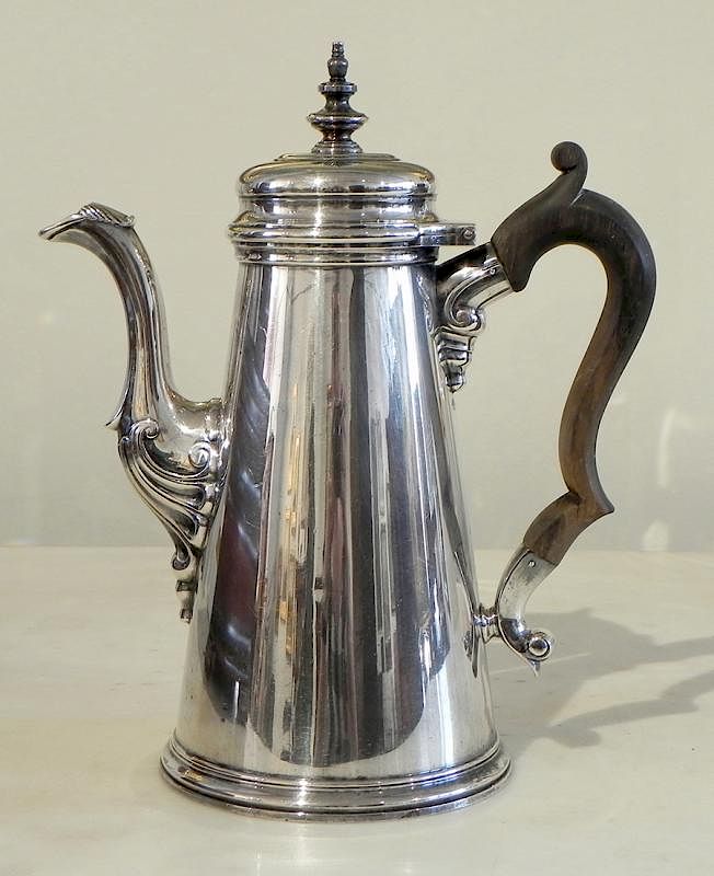 Appraisal: Sterling coffeepot by Tiffany Co Sterling coffeepot by Tiffany Co