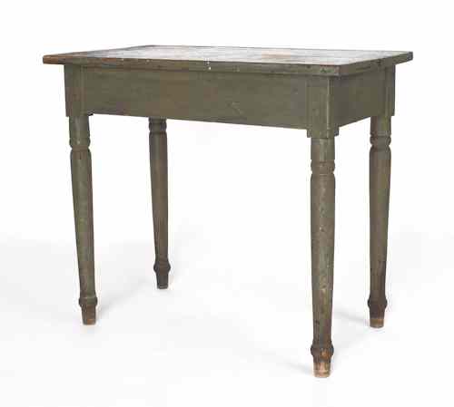 Appraisal: Pennsylvania painted pine work table h w