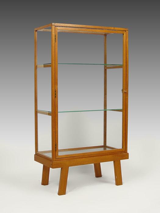 Appraisal: DANISH MODERN DISPLAY CABINET glass shelves Case is removable from