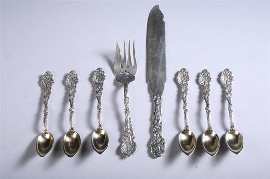 Appraisal: PIECES GORHAM STERLING SILVER FLATWARE Twelve fruit orange spoons Versailles