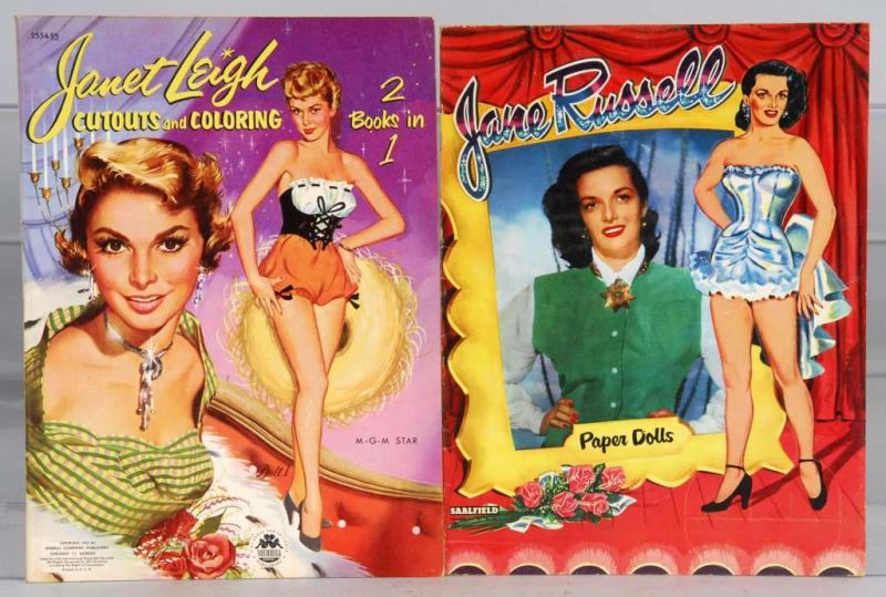 Appraisal: Lot of Celebrity Paper Doll Sets Description Includes Jane Russell