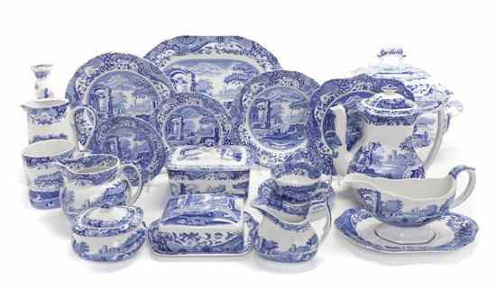 Appraisal: A Spode Porcelain Partial Dinner Service in the Italian pattern