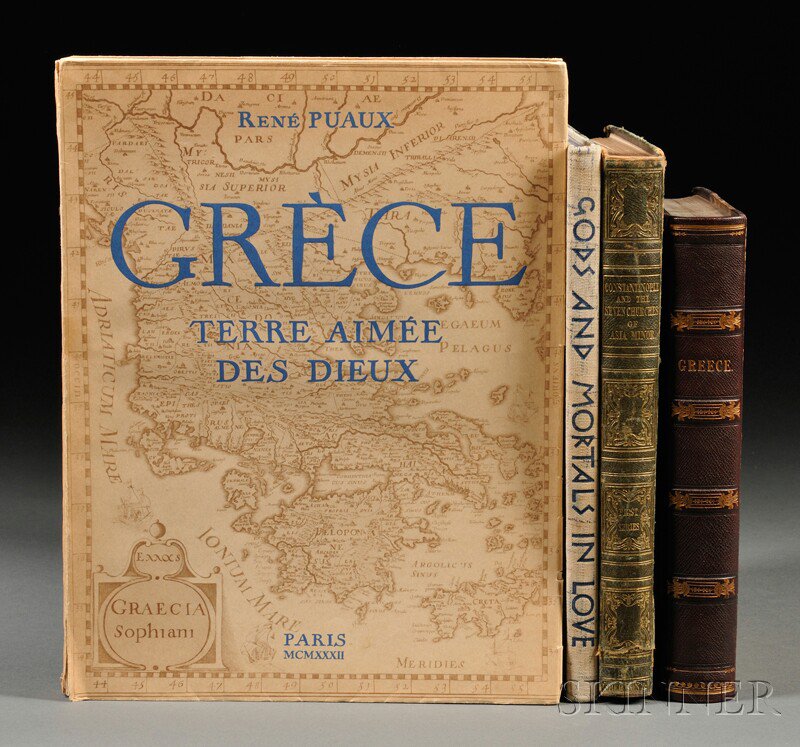 Appraisal: Greece Four Volumes Christopher Wordsworth's Greece Pictorial Descriptive Historical London