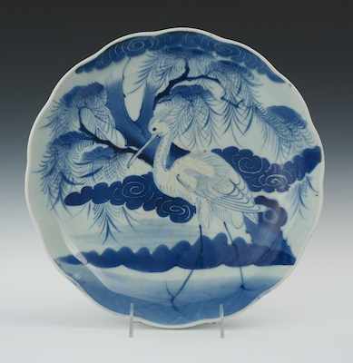 Appraisal: A Japanese Blue and White Porcelain Charger Of round form