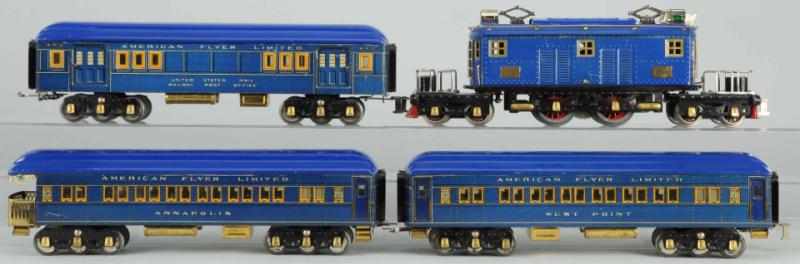 Appraisal: American Flyer President Special Train Set American Standard gauge Lithographed