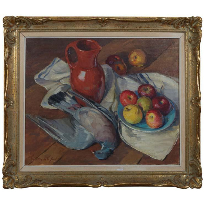 Appraisal: Martin de Verfeuil French Nature Morte a La Palombe c