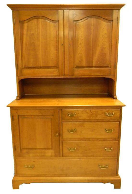 Appraisal: L J G Stickley Cherry Valley Collection two-part hutch sideboard