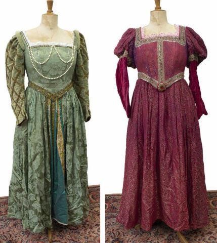 Appraisal: lot of Renaissance style theatrical costume gowns dresses th c