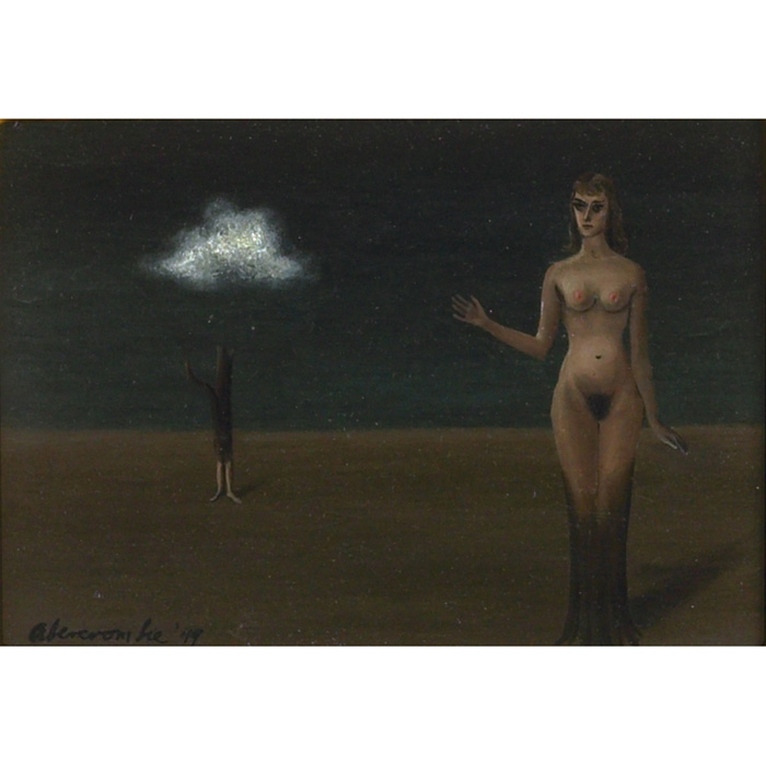 Appraisal: Gertrude Abercrombie American - lot of two works Tree of