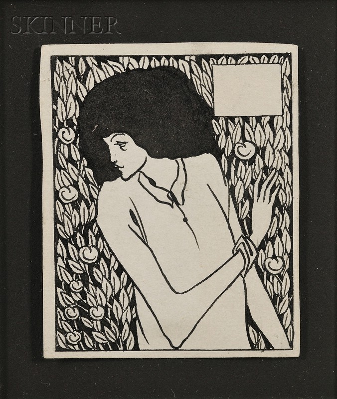 Appraisal: Aubrey Beardsley British - Chapter Heading LXIV Of the Battle