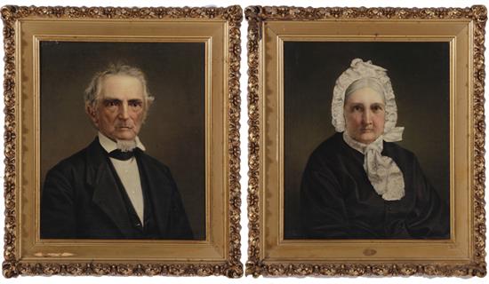 Appraisal: Horace R Burdick portraits of Southern interest American - pair