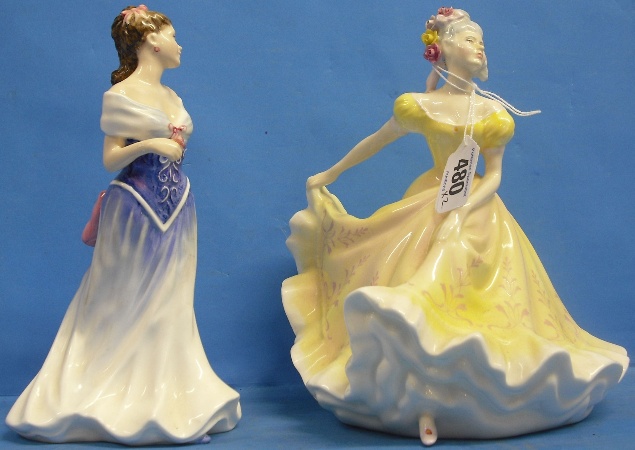 Appraisal: Royal Doulton figures Ninette HN and For You HN