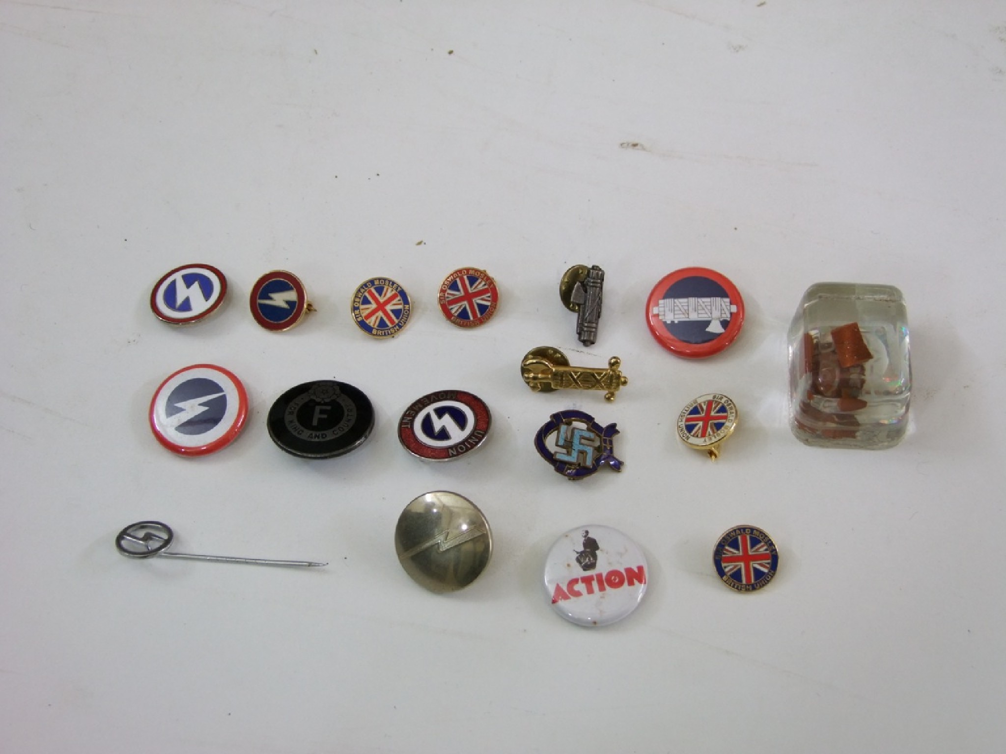 Appraisal: A collection of sentry and later enamel and other badges