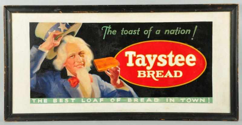 Appraisal: Taystee Bread Orig Artwork by Studley Burroughs Description Large horizontal