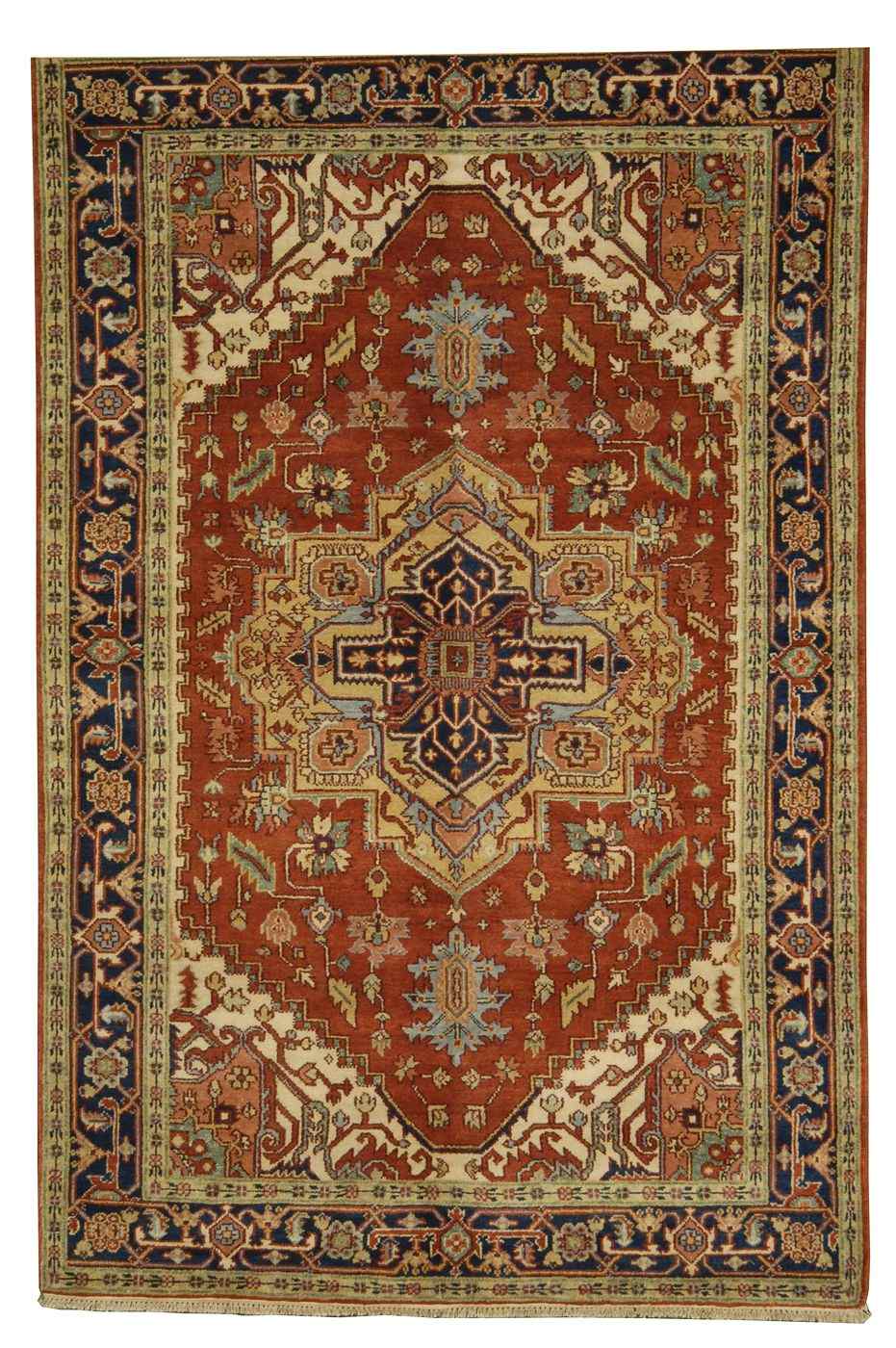 Appraisal: ORIENTAL RUG SERAPI DESIGN ' x ' '' Dark blue