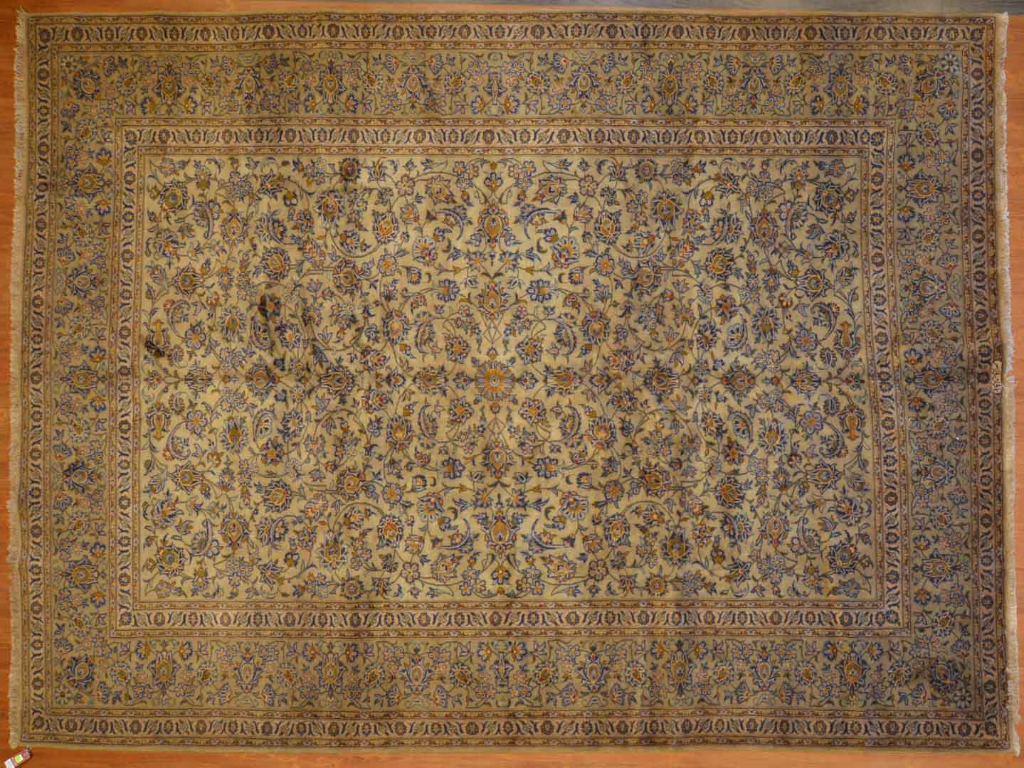 Appraisal: Keshan carpet approx x Iran circa Condition Like new condition