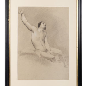 Appraisal: School of Bertel Thorvaldsen Danish - Nude Figure in Bondage