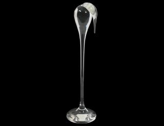 Appraisal: STEUBEN CRYSTAL TALL STORK American Signed Height