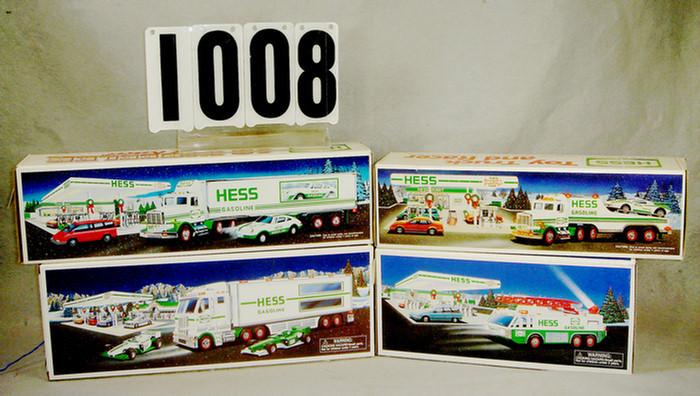 Appraisal: Lot of Hess Trucks all mint in original boxes and