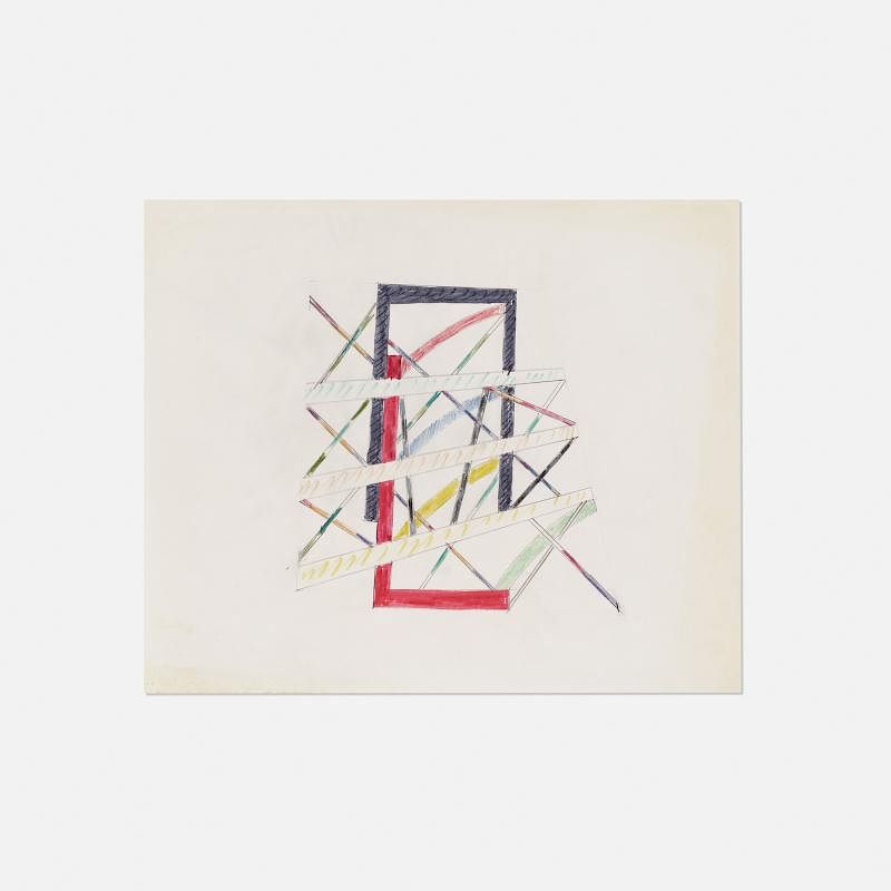 Appraisal: Neil Williams Untitled Neil Williams Untitled c colored pencil on