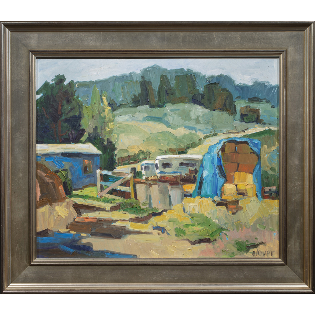 Appraisal: Pamela Glover American - The Haystack Bear Creek Road Near