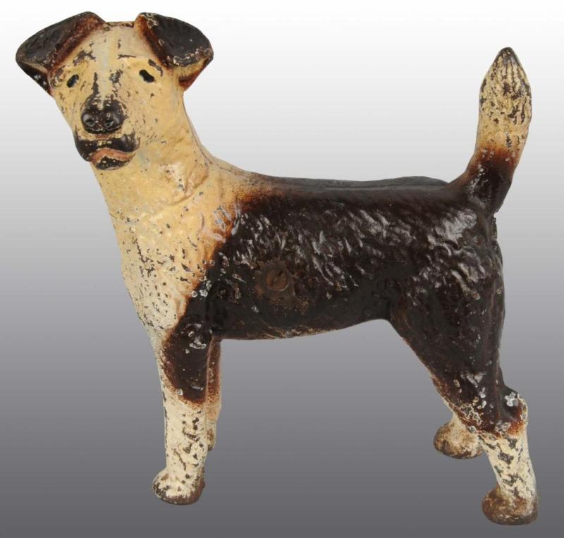 Appraisal: Cast Iron Fox Terrier Doorstop Description Full-figure facing left rare