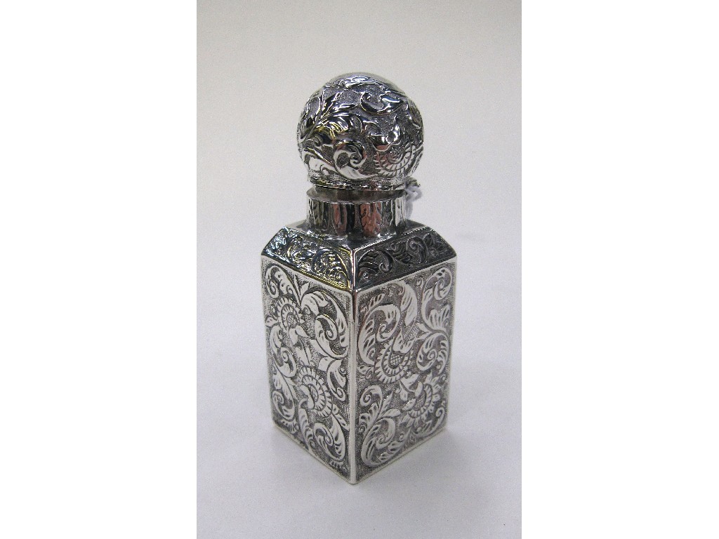 Appraisal: Victorian silver scent bottle Birmingham