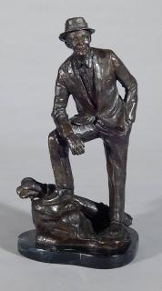 Appraisal: Deborah L Copenhaver-Fellows American - - ''Bing Crosby''- bronze sculpture