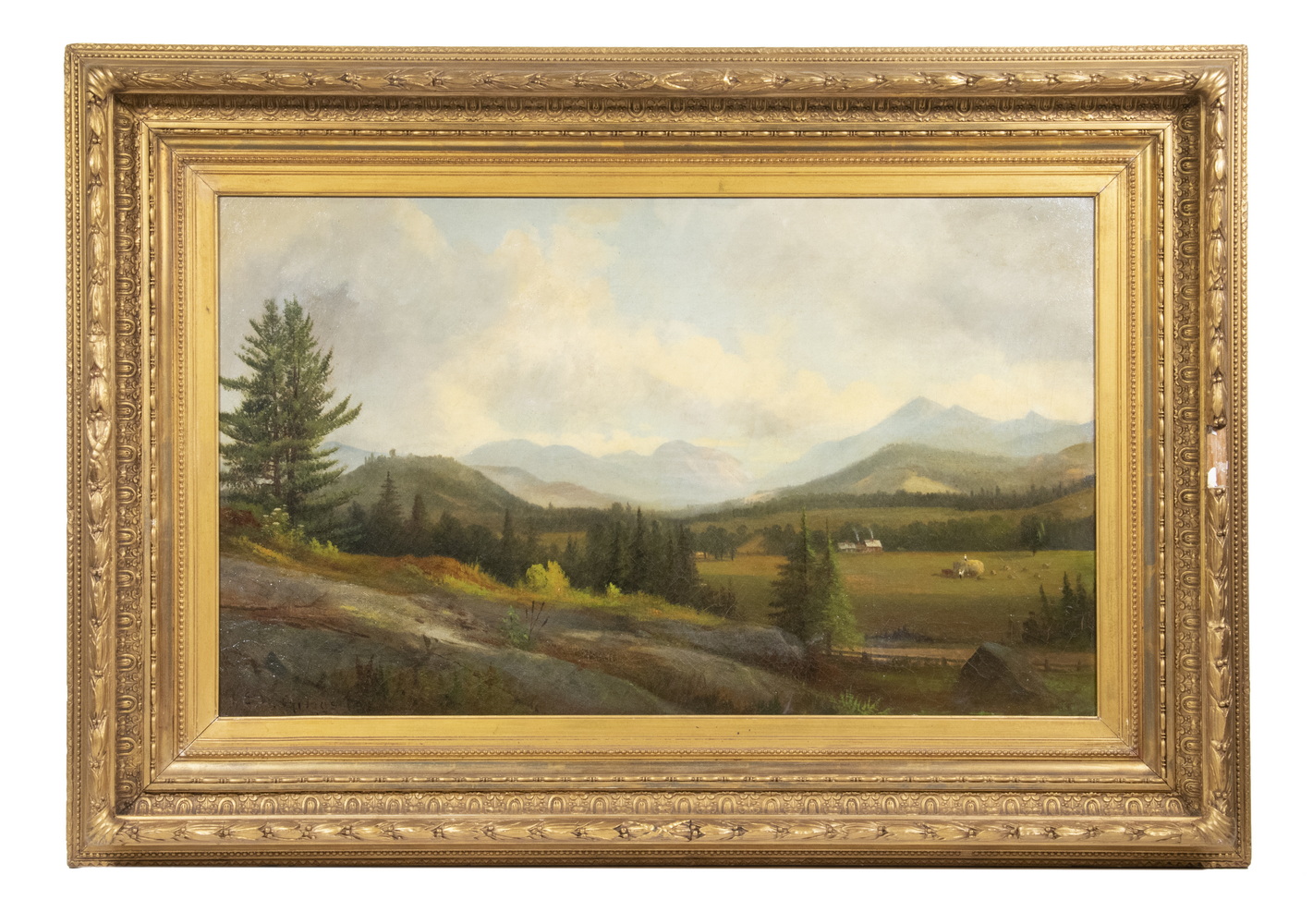 Appraisal: SAMUEL W GRIGGS MA - Franconia Notch and Range from